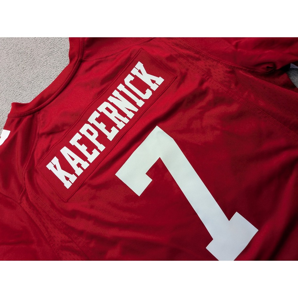 Nike San Francisco 49ers Colin Kaepernick Jersey Red Mens Large NWT NFL On Field
